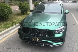 ลิ้นหน้า Carbon Fiber w253 GLC-Class Facelift ทรง Topcar