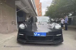 ลิ้นหน้า Carbon fiber Porsche 971 Panamera ทรง SD