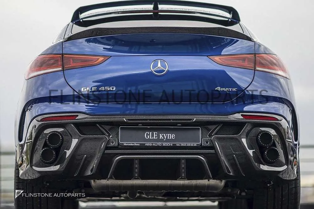 ดิฟฟิวเซอร์ Carbon fiber w167 GLE-Class Coupe ทรง Larte Design แท้