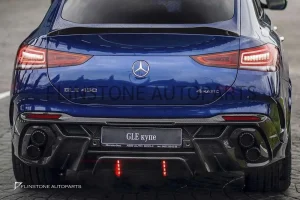 ดิฟฟิวเซอร์ Carbon fiber w167 GLE-Class Coupe ทรง Larte Design แท้