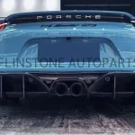 ดิฟฟิวเซอร์ Carbon fiber 718 Cayman Boxster ทรง Darwinpro