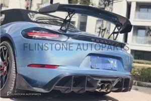 ดิฟฟิวเซอร์ Carbon fiber 718 Cayman Boxster ทรง Darwinpro