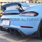 ดิฟฟิวเซอร์ Carbon fiber 718 Cayman Boxster ทรง Darwinpro