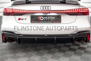 ดิฟฟิวเซอร์ Audi C8 Rs7 V.3 สีดำเงา ทรง Maxton