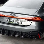 ดิฟฟิวเซอร์ Audi C8 Rs7 V.2 สีดำเงา ทรง Maxton