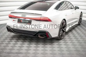 ดิฟฟิวเซอร์ Audi C8 Rs7 V.1 สีดำเงา ทรง Maxton