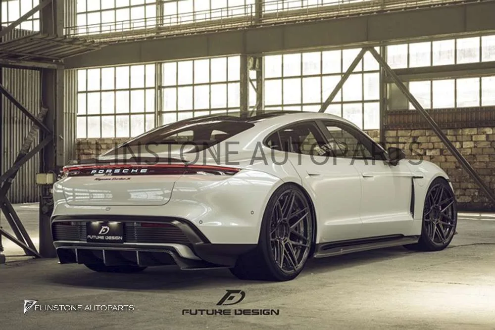 สปอยเลอร์ Carbon Fiber Porsche Taycan ทรง FD design