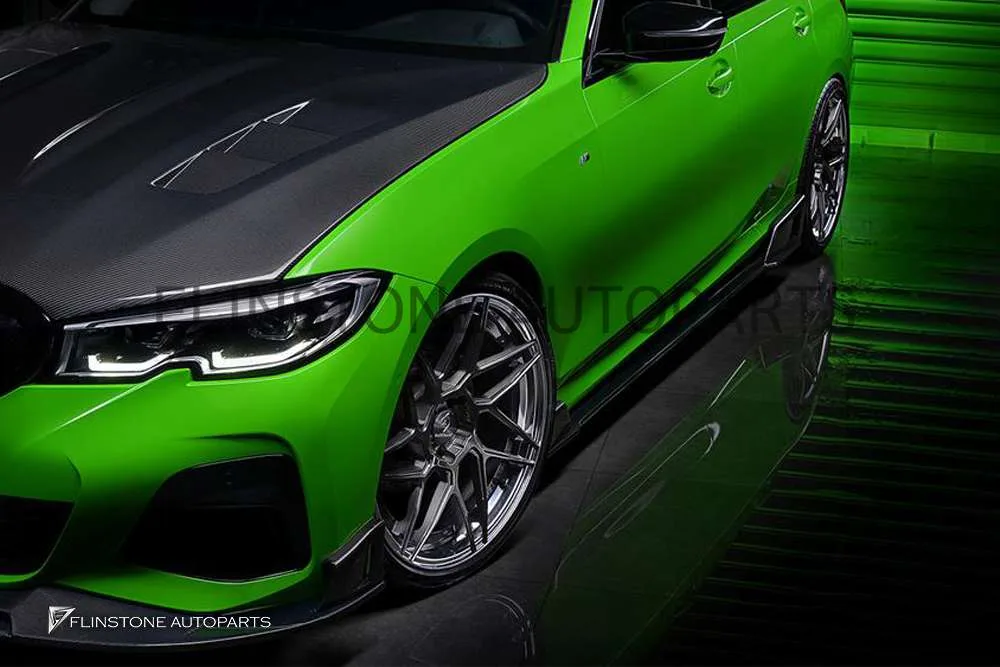 สเกิร์ตข้าง Carbon Fiber BMW G20 ทรง Darwin pro