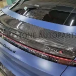 สปอยเลอร์ Forged Carbon Fiber Porsche Taycan ทรง Mansory