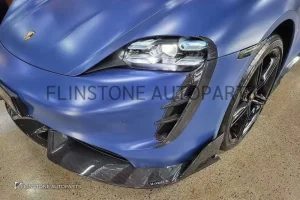 ช่องลมหน้า Forged Carbon Fiber Porsche Taycan ทรง Mansory