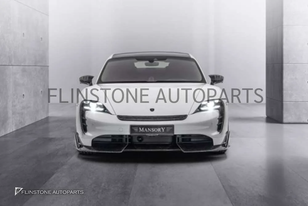 ลิ้นหน้า Forged Carbon Fiber Porsche Taycan ทรง Mansory