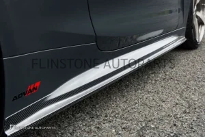 สเกิร์ตข้าง Carbon Fiber BMW G22 ทรง 3D Design