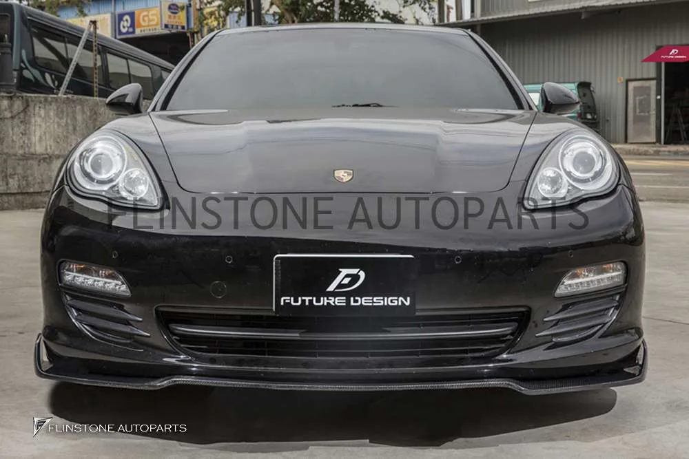 ลิ้นหน้า Carbon Fiber Porsche Panamera 970 ทรง FD Design