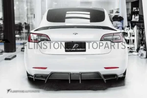 สปอยเลอร์ท้าย Carbon Fiber Tesla Model 3 ทรง FD Design