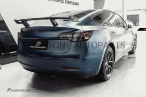 สปอยเลอร์ท้ายวิงสูง Carbon Fiber Tesla Model 3 ทรง FD Design