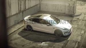 สเกิร์ตข้าง Carbon Fiber Tesla Model 3 ทรง FD Design