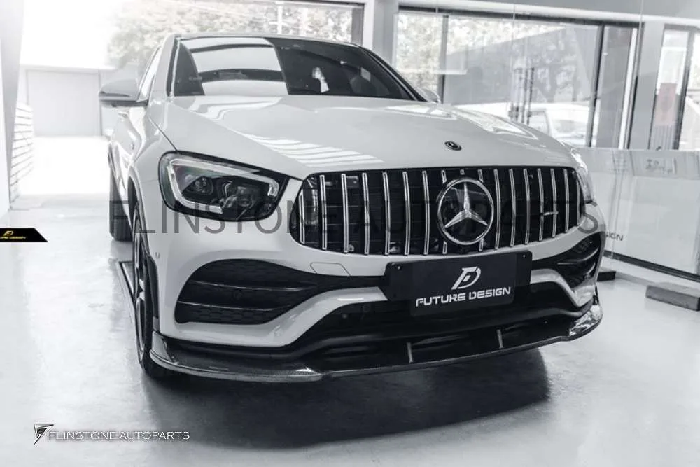 ลิ้นหน้า Carbon Fiber W253 GLC Facelift ทรง FD Design