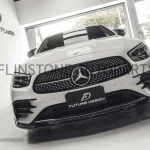 ลิ้นหน้า Carbon Fiber W213 E-Class Facelift ทรง FD Design