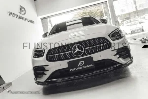 ลิ้นหน้า Carbon Fiber W213 E-Class Facelift ทรง FD Design