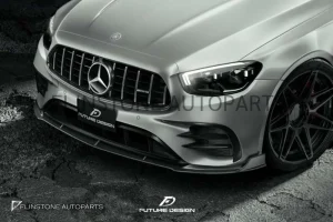 ลิ้นหน้า Carbon Fiber W213 E-Class Facelift ทรง FD Design
