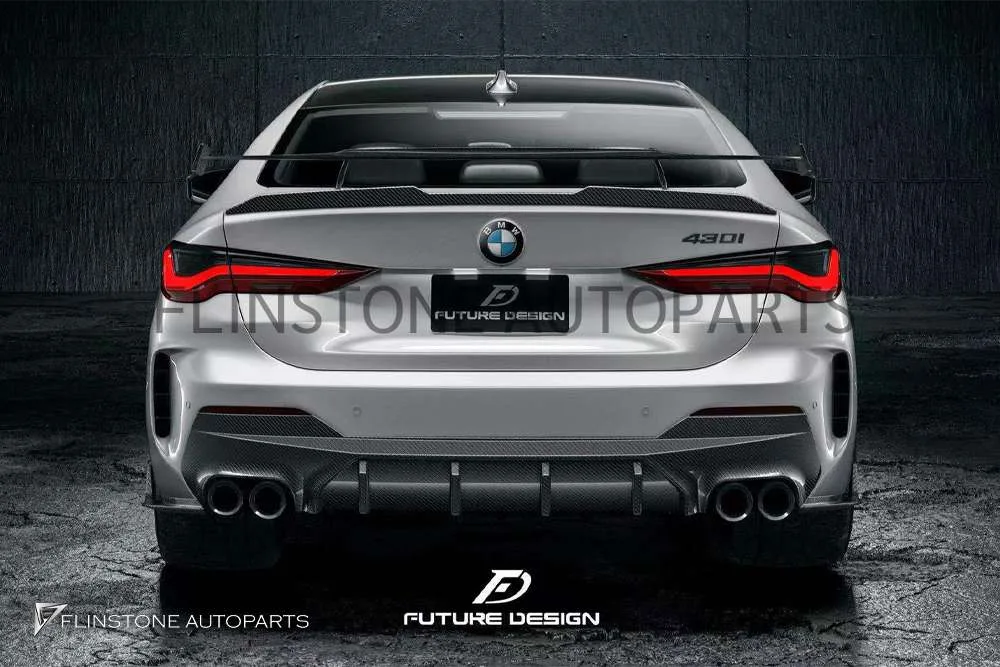 สปอยเลอร์ Carbon Fiber BMW G22 ทรง FD Design M4 Look