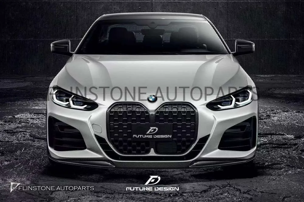 ลิ้นหน้า Carbon Fiber BMW G22 ทรง FD Design V.2