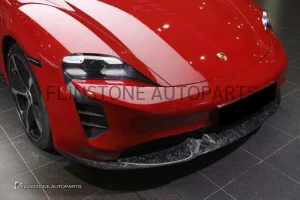 ลิ้นหน้า Forged Carbon Fiber Porsche Taycan ทรง OEM