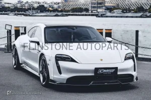 ลิ้นหน้า Carbon Fiber Porsche Taycan ทรง CMST