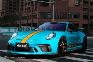 ลิ้นหน้า Carbon Fiber Porsche 991.2 Carrera GT3 RS ปี 2016-2019 ทรง Karbel