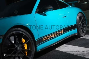 สเกิร์ตข้าง Carbon Fiber Porsche 991.2 Carrera GT3 RS ปี 2016-2019 ทรง Karbel English