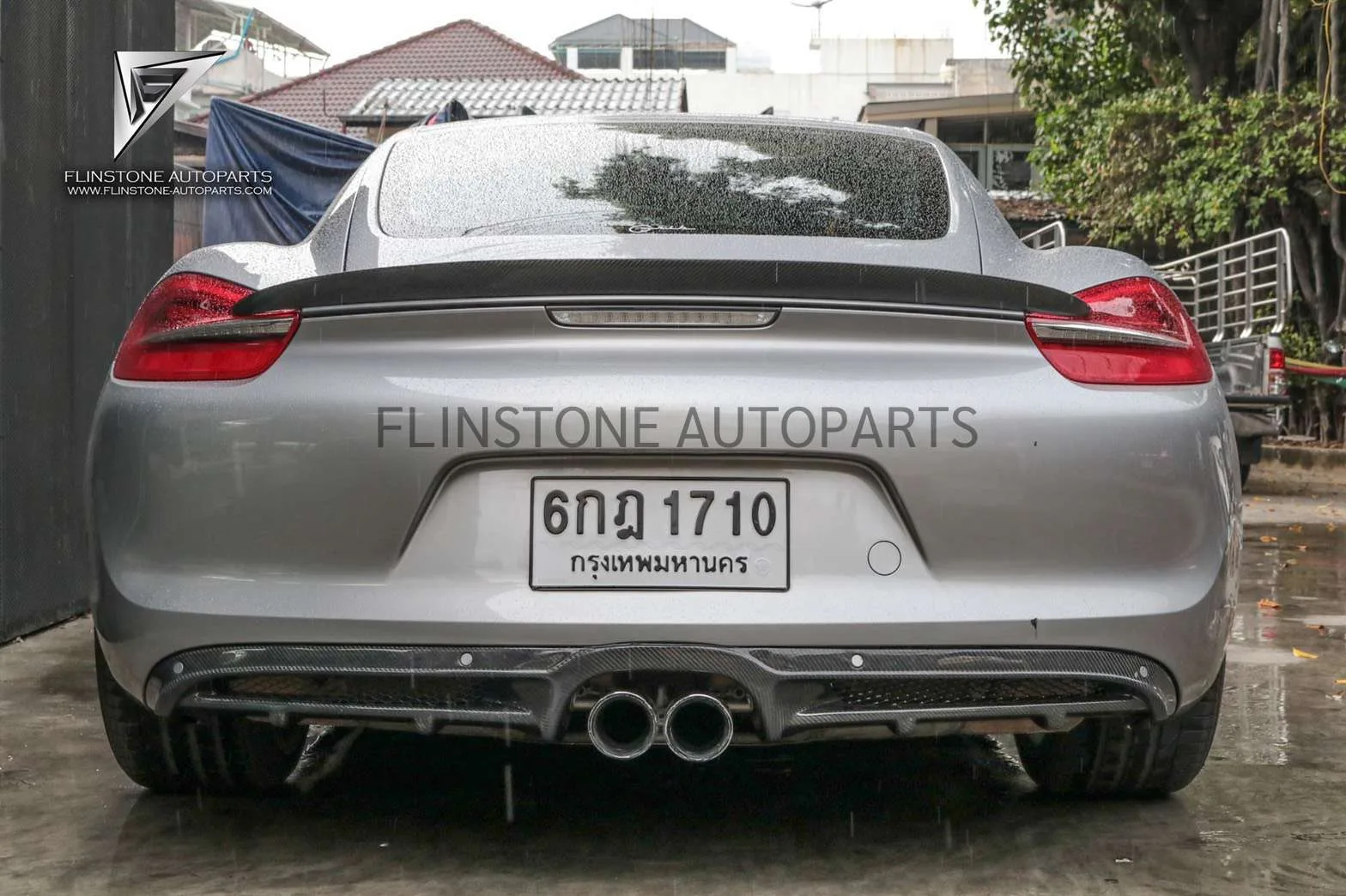 ดิฟฟิวเซอร์ Cabon Fiber Porsche 981 Cayman/Boxster ทรง GTS