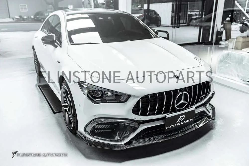 ลิ้นหน้า Carbon Fiber W118 CLA-Class ทรง FD Design