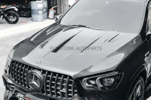 ฝากระโปรง Carbon Fiber W167 GLE63 AMG ทรง Larte Design