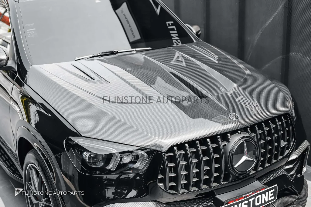 ฝากระโปรง Carbon Fiber W167 GLE63 AMG ทรง Larte Design