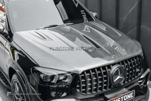 ฝากระโปรง Carbon Fiber W167 GLE63 AMG ทรง Larte Design