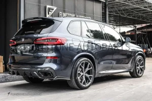 สปอยเลอร์หลังคา BMW X5 G05 ทรง M performance สีดำเงา