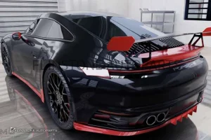 สปอยเลอร์ท้าย Carbon Fiber Porsche 992 Carrera ทรง DMC