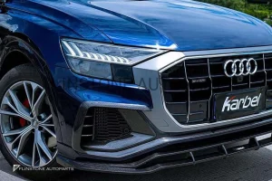 คาร์นาดหน้า Carbon Fiber Audi SQ-Q8 ปี 2017 ทรง Karbel