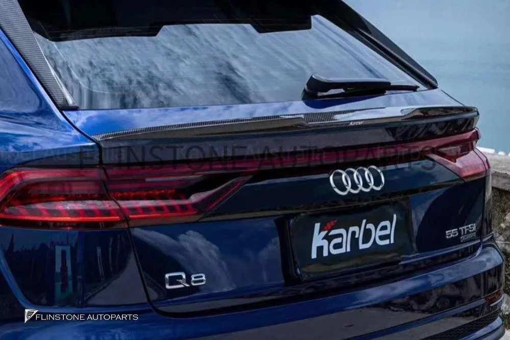 สปอยเลอร์ Carbon Fiber Audi SQ-Q8 ปี 2017 ทรง Karbel