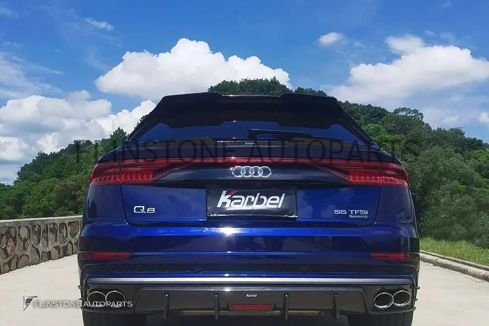 ดิฟฟิวเซอร์ Carbon Fiber Audi SQ-Q8 ปี 2017 ทรง Karbel