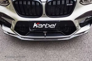 ลิ้นหน้า Carbon Fiber BMW X4M G02 ทรง Karbel