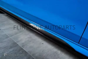 สเกิร์ตข้าง Carbon Fiber Audi S4 ทรง Karbel