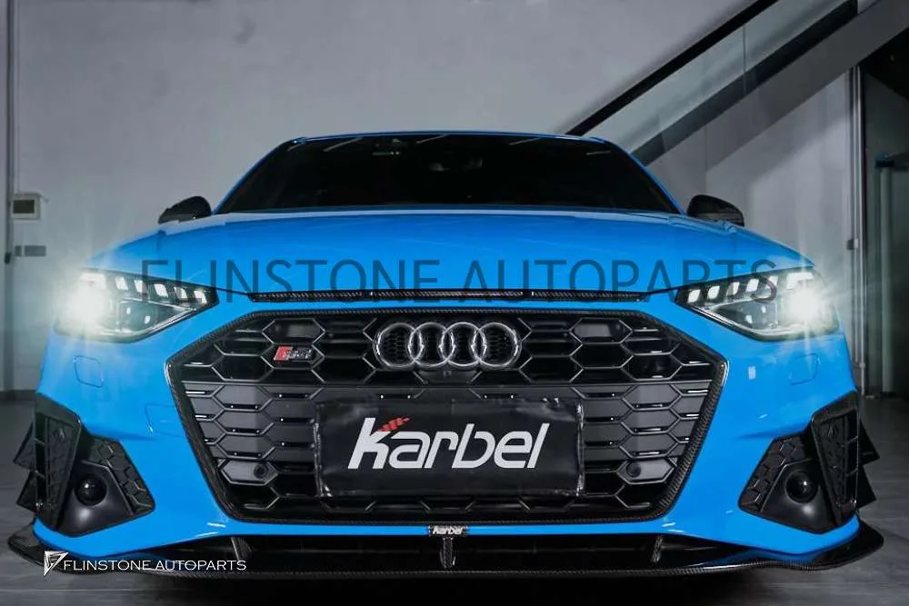ลิ้นหน้า Carbon Fiber Audi S4 ทรง Karbel