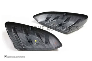 กระจกมองข้าง Forged Carbon Fiber Honda Civic FK ทรง Mugen แบบเพียวคาร์บอน