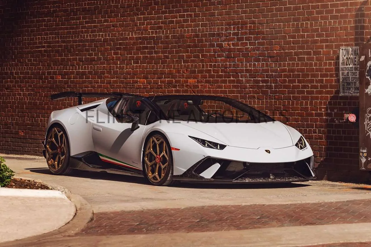 ชุดแต่งรอบคัน Forged Carbon Fiber Lamborghini HURACAN Performante Spider ทรง NOVITEC