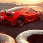 ชุดแต่งรอบคัน Carbon Fiber Ferrari 488 N-Largo ทรง NOVITEC