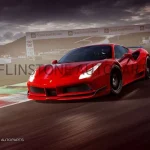 ชุดแต่งรอบคัน Carbon Fiber Ferrari 488 N-Largo ทรง NOVITEC