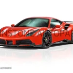 ชุดแต่งรอบคัน Carbon Fiber Ferrari 488 GTB ทรง NOVITEC