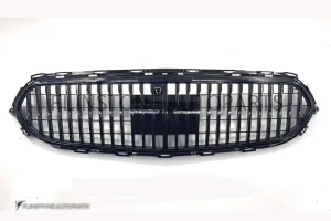 กระจังหน้า W213/C238 E-Class ทรง Maybach สีดำเงา มีกล้อง