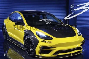 ลิ้นหน้า Carbon Fiber Tesla Model 3 ทรง IMP